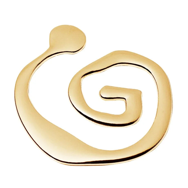 High Polished Underwear Metal Gold Ring Custom Shape Women Bikini Metal Clasp Buckle Adjustable Swimwear Metal Parts