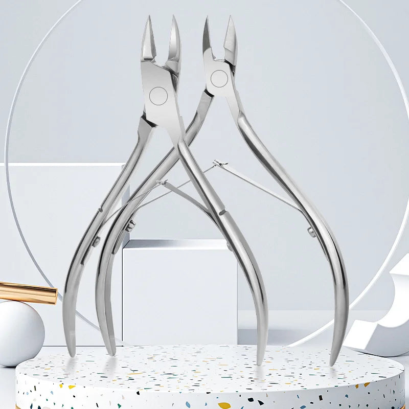 High Quality Vietnam Nail Nipper Manicure Tool Stainless Steel Podiatry Ingrown Toenails Cuticle Clippers With Protective Cover