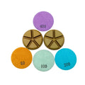 TRUE SHINE 3" dry polishing pad ceramic bond for concrete floor buffing pads manufacturer
