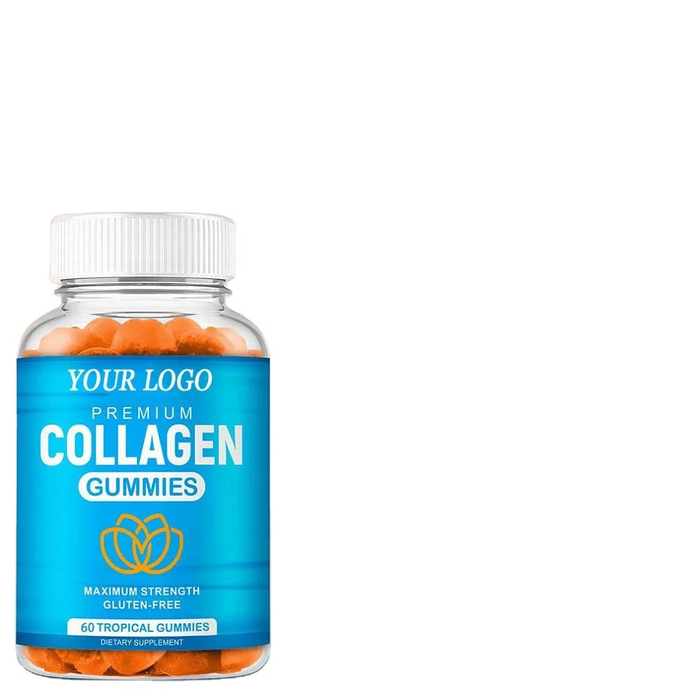 Sample Promote Digestion Sugar Free Dvine Candy Collagen Gummies For Hair Skin Nail Growth