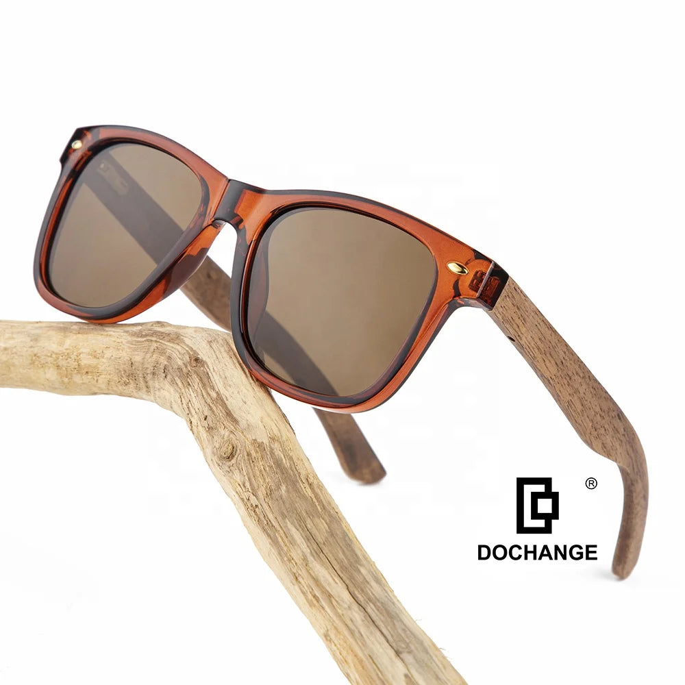 High Quality UV400 Recycled Sunglasses Polarized Wood Sunglasses Women Wood Beach Accessories UV400 Sun Glasses for Men Shades