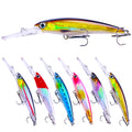Wholesale MI106 17cm 30g Artificial Hard Jerkbaits Large Size Sinking Minnow Fishing Lures with Long Tongue Board MegaBDM