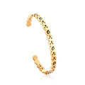 2022 New Custom Stainless Steel Gold Plated Fashion Cuff Bracelets Men and Women's Jewelry Bracelets New Products