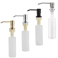 Black Soap Dispenser for Kitchen Sink 304 Stainless Steel From the Top Built in  Head Hand Press Soap Dispenser Bottle 350ml