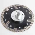 2024 HOT SALE 5 Inch 125mm Guard Teeth with Flange Diamond Saw Blade Turbo Saw Blade for Granite Marble Cutting Saw Blade