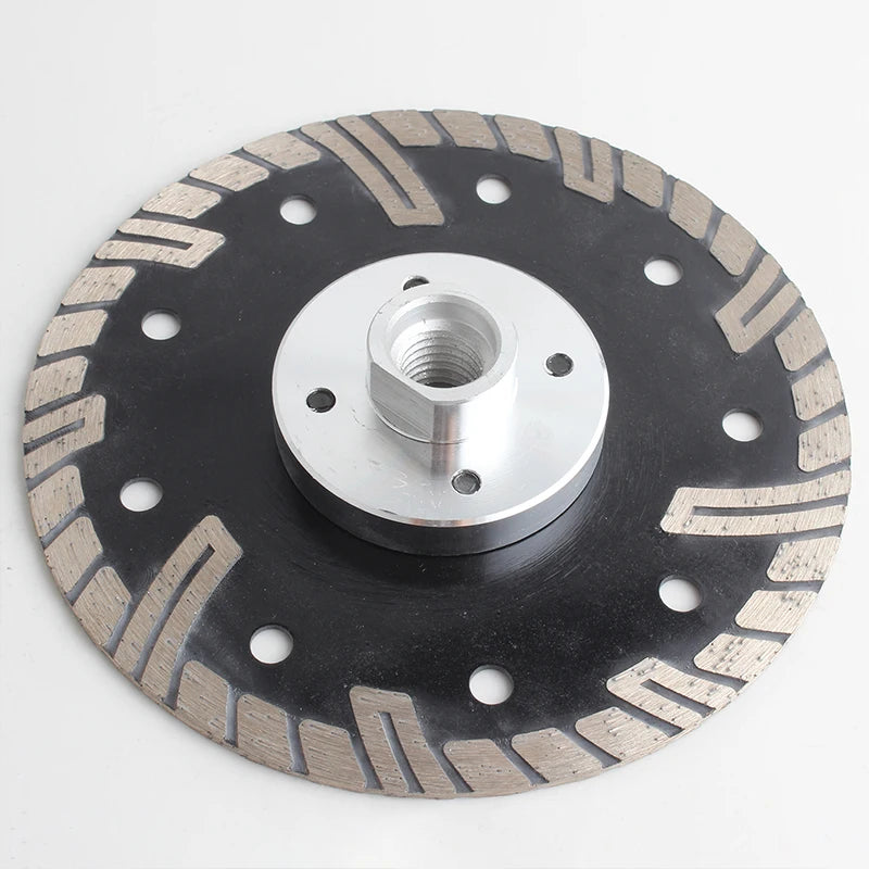 2024 HOT SALE 5 Inch 125mm Guard Teeth with Flange Diamond Saw Blade Turbo Saw Blade for Granite Marble Cutting Saw Blade