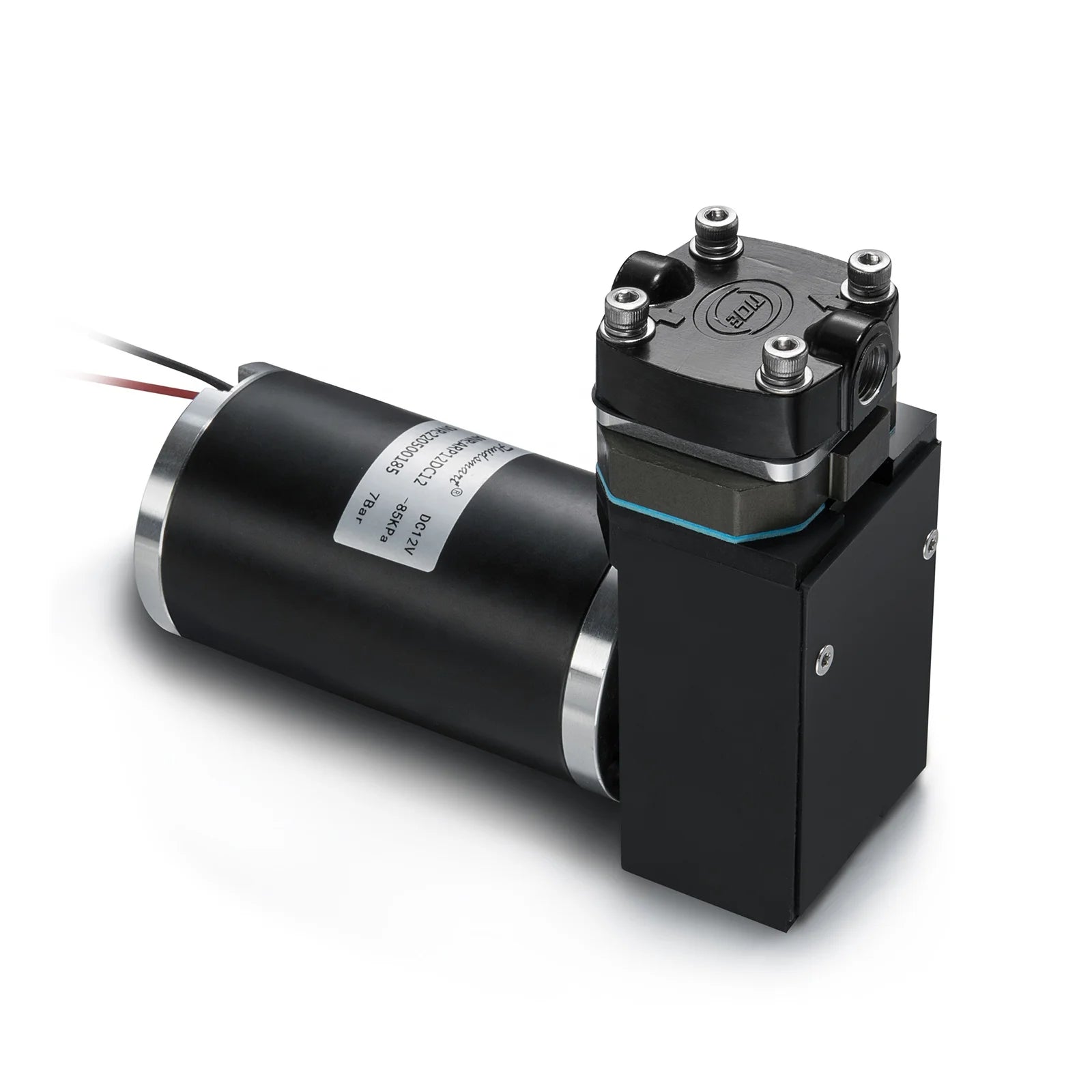 Fluidsmart ARP12DC24 Brush DC 24V High Pressure High Vacuum Low Noise Oilless Piston Air Vacuum Pump