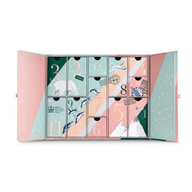 Custom Retail Cardboard Drawer White Advent Calendar Christmas Gift Packaging Boxes