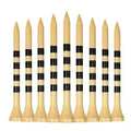 New golf tack color stripe wooden tack bamboo tack ball holder court accessories 70/83MM