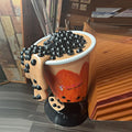 Support Custom Outdoor Decorative Personalised Boba Cups Food Bubble Tea Sculpture Decoration MegaBDM