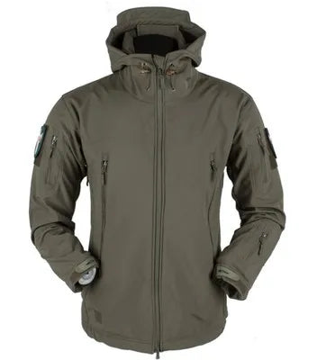 Hot Selling Men Custom Logo Eco-Friendly Breathable Waterproof Hooded Thick Bomber Jacket Polyester/Cotton Winter