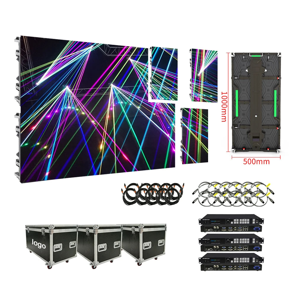 RAYBO LED Manufacturer's Outdoor HD Full Color Rental LED Video Wall Waterproof P3.91 P4.81 for Events Elevator Wayfinding