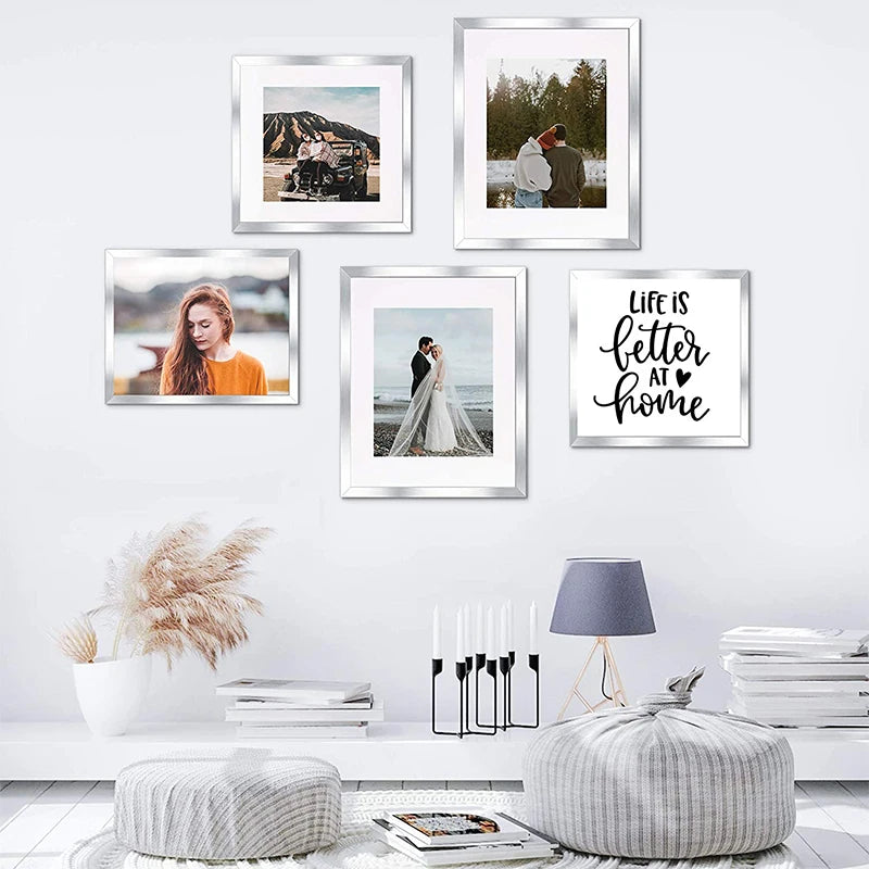 Aibo Fashionable Modern Square Wooden Wall Photo Frame Custom Picture Frames Wholesale