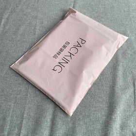 pink Color Custom Printing logo Plastic Biodegradable Mailer Envelope Bag Poly Mailer Packing Design Shipping Bag