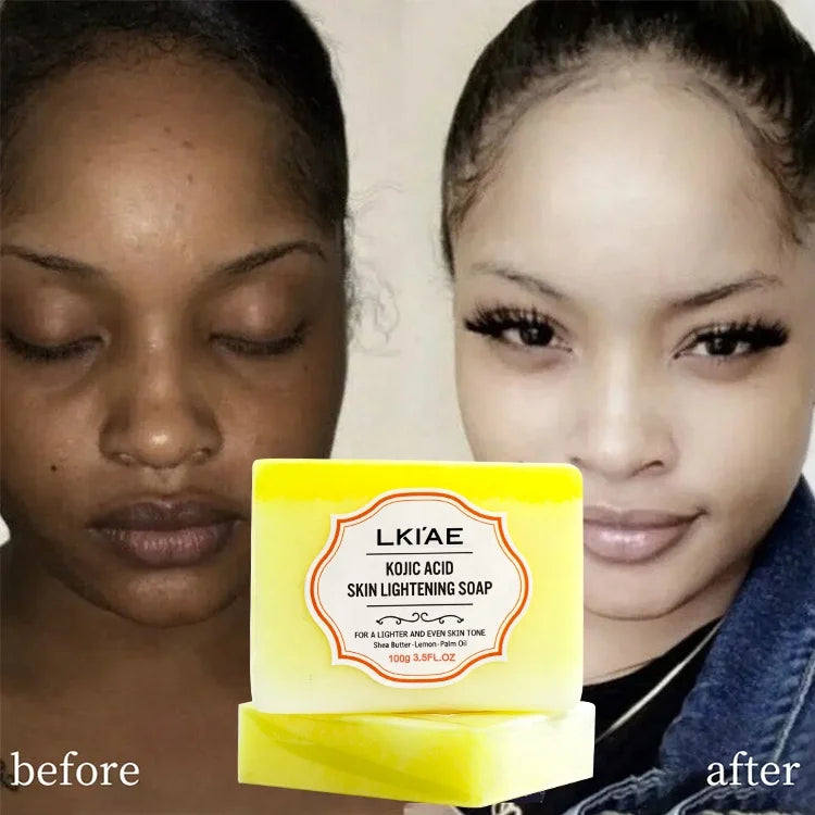 Wholesale 100G Savon Body Cleaning Face Care Lightening Organic Natural Bath Soap for Whiten