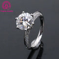 Fast Delivery 3 Carats Moissanite Gold Ring 14k Solid Gold Ring Jewelry With a Beautiful Gift
