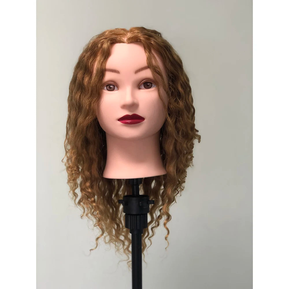 Wholesale Price Human Hair Training Head for Hairdresser