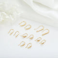 Wholesale 14K Gold Plated Brass Cubic Zirconia French Earrings Findings Hook Ear Wires for DIY Jewelry Making