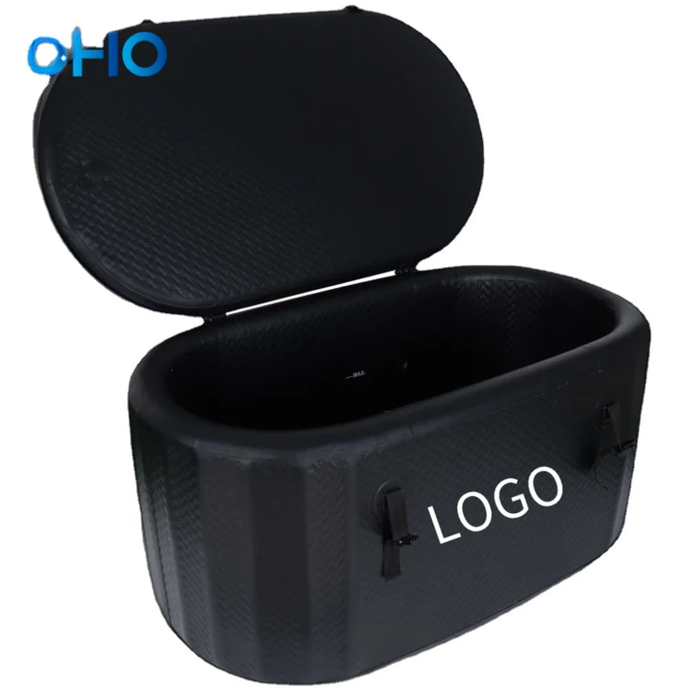 OHO Professional Factory Customized Ice Bathtub Cold Plunge Pool Folding Portable Design for Sports Recovery Home Relaxation