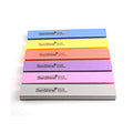 Private Label Personalised Custom 100/180 pink Nail Buffer with logo square Sponge Nail File