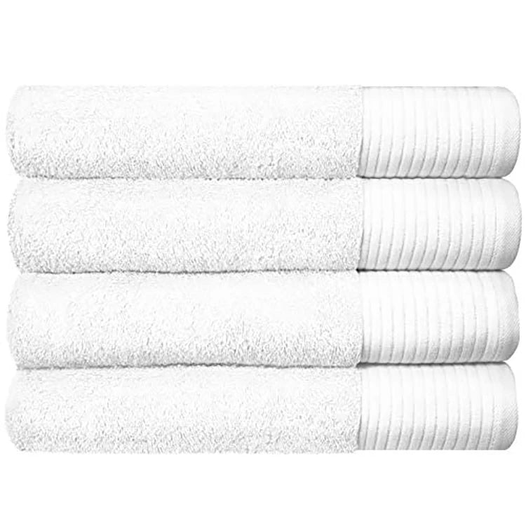 500-800GSM 70x140cm Custom Logo Absorbent Bathroom Coloured Turkish Cotton Soft Towels Single Customized Large Towel