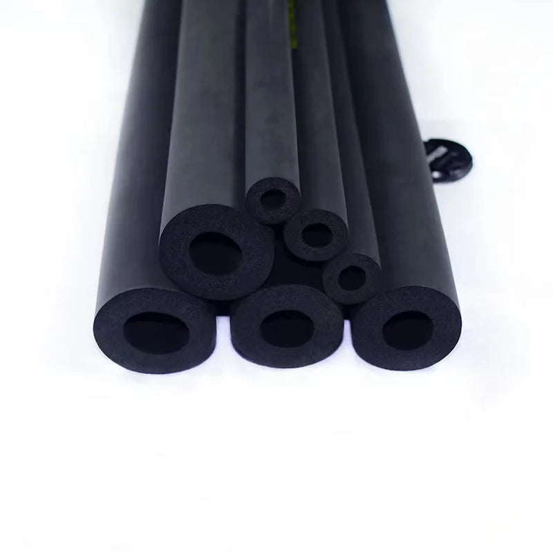 Custom HVAC Copper Tube NBR/PVC Rubber Insulation Industrial Style Fireproof Aluminum Foil Skin Thermal Insulation Foam Pipe