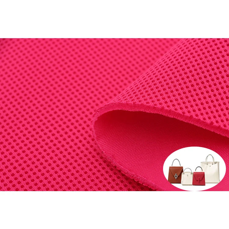 Spot Wholesale Polyester Warp Knitted Mesh Seat Mesh Shoe Material Pet Bag Fabric Sandwich Mesh Fabric