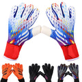 NQ SPORTS Best-Goalkeeper-Gloves Gloves Professional German Latex Blue and Football Leather   Goalkeeper Anti-fall
