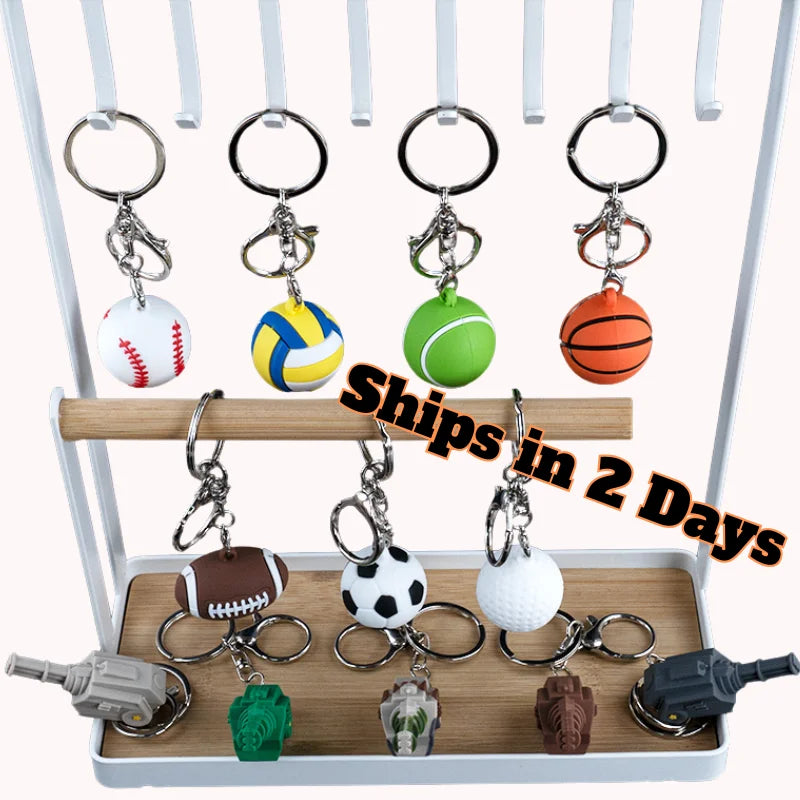 Hot Sale Custom ODM Bestseller 3D PVC Sport Sneaker Keyring Keychain Wholesale Basketball Football Souvenirs Gift Keychain Bulk
