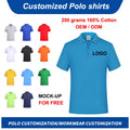 Luxury Custom Unisex Formal Adults Original Manufacturer's Design Customized Short Sleeves Mesh Breathable Cotton Polo T-Shirts