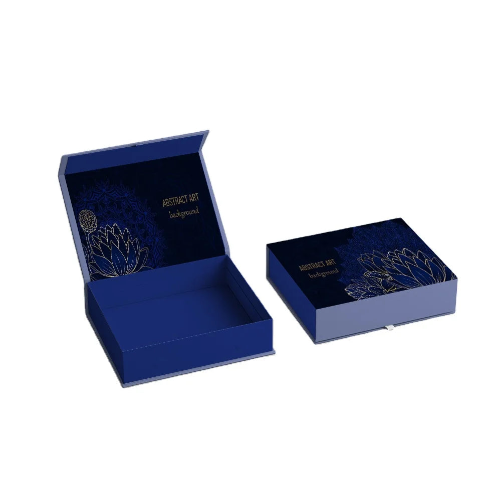 Factory Custom Luxury Magnetic Gift Box Sponge Available Different Sizes Colors Personalized Logo Label Upscale Box Packaging