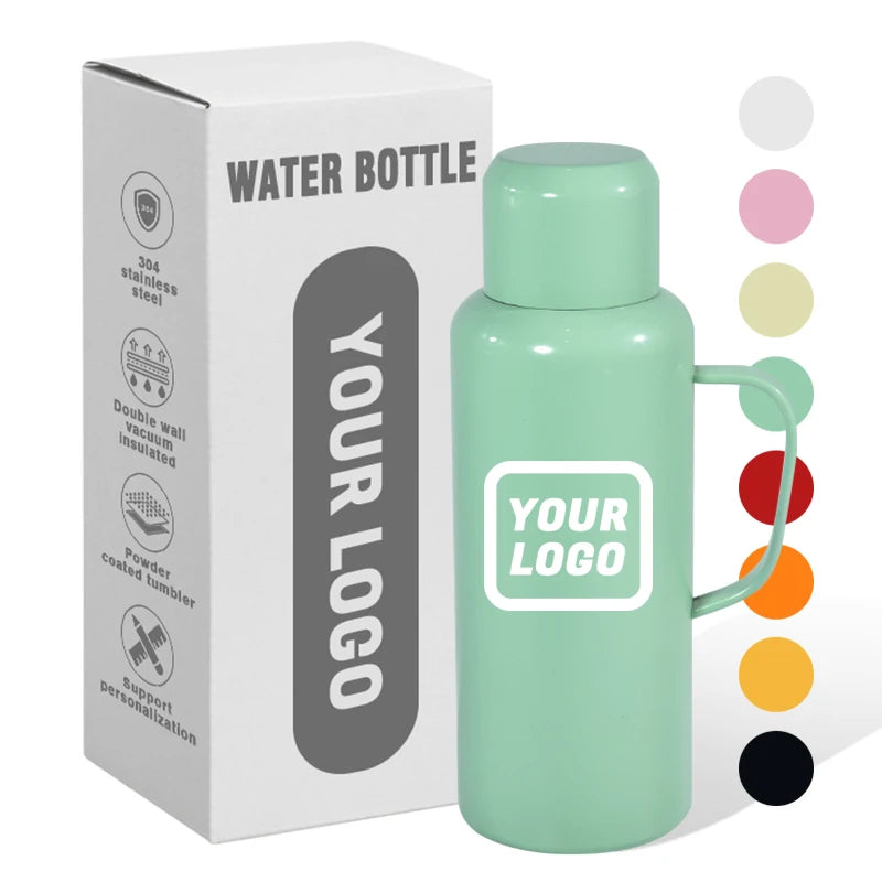 Wholesale Stainless Steel Sport Water Bottle Insulated Water Bottle 27oz Colorful Braised Teapot with Handle