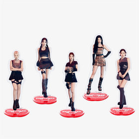KPOP ITZY RINGO Album Acrylic Stand Figure Yeji Lia Chaeryeong Yuna Ryujin Standing Model Desktop Decoration for Fans Collection