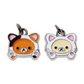Attractive Jewelry Charms Fitting Multiple Color Private logo Pendent Keychain Accessory Mini hang Tags With Clasp
