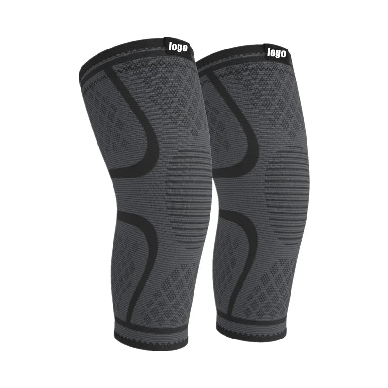 Direct Factory Sale Nylon Knee Sleeves Compression Knee Brace for Sports & Basketball CE Certified Protective Knee Support