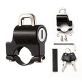 Motorbike Helmet Lock for Motorbikes Electric Handlebar Tubing Scooter Lock Motorcycle Helmet Lock Black