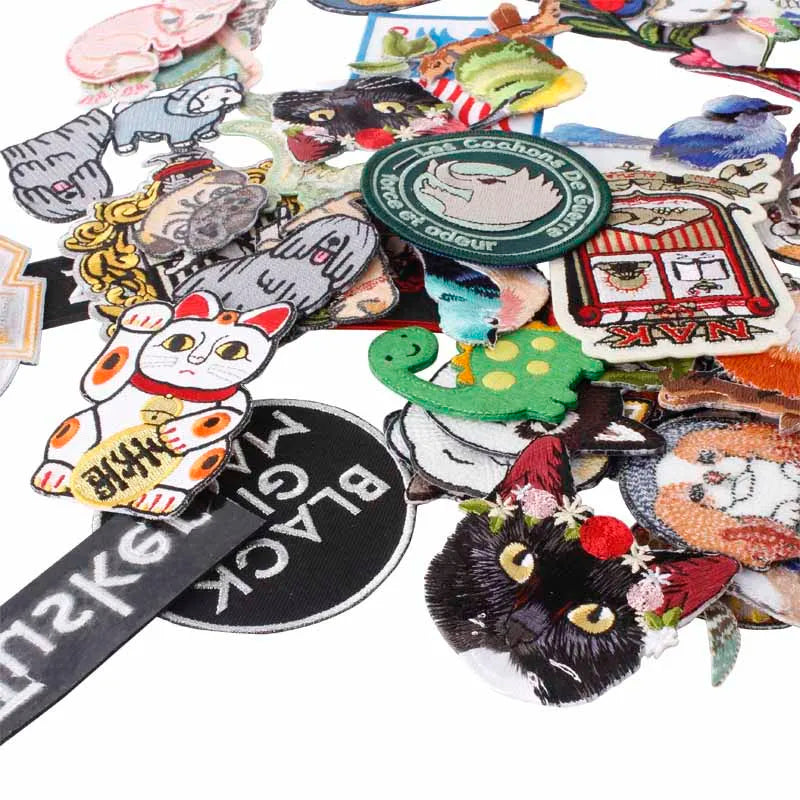 Custom Cute Birds Image Design Embroidery Patches Iron on Clothing Patches