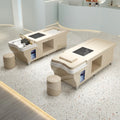 Beauty Hair Salon Electric Spa Shampoo Bed Touch Massage Barbershop Heating Water Therapy Headspa Bed with Foot Spa Tub MegaBDM
