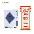 Poland Stock 15kWh Lifepo4 Battery 51.2V 304Ah All in One Power Station MPPT Input Parallel 6.6kWh Hybrid Energy Storage System