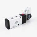 ONNT Pneumatic 5/2 Way Aluminum Alloy 1/4 BSP Thread Big Body 4V310-08 Airtac Pneumatic Solenoid Control Air Valve