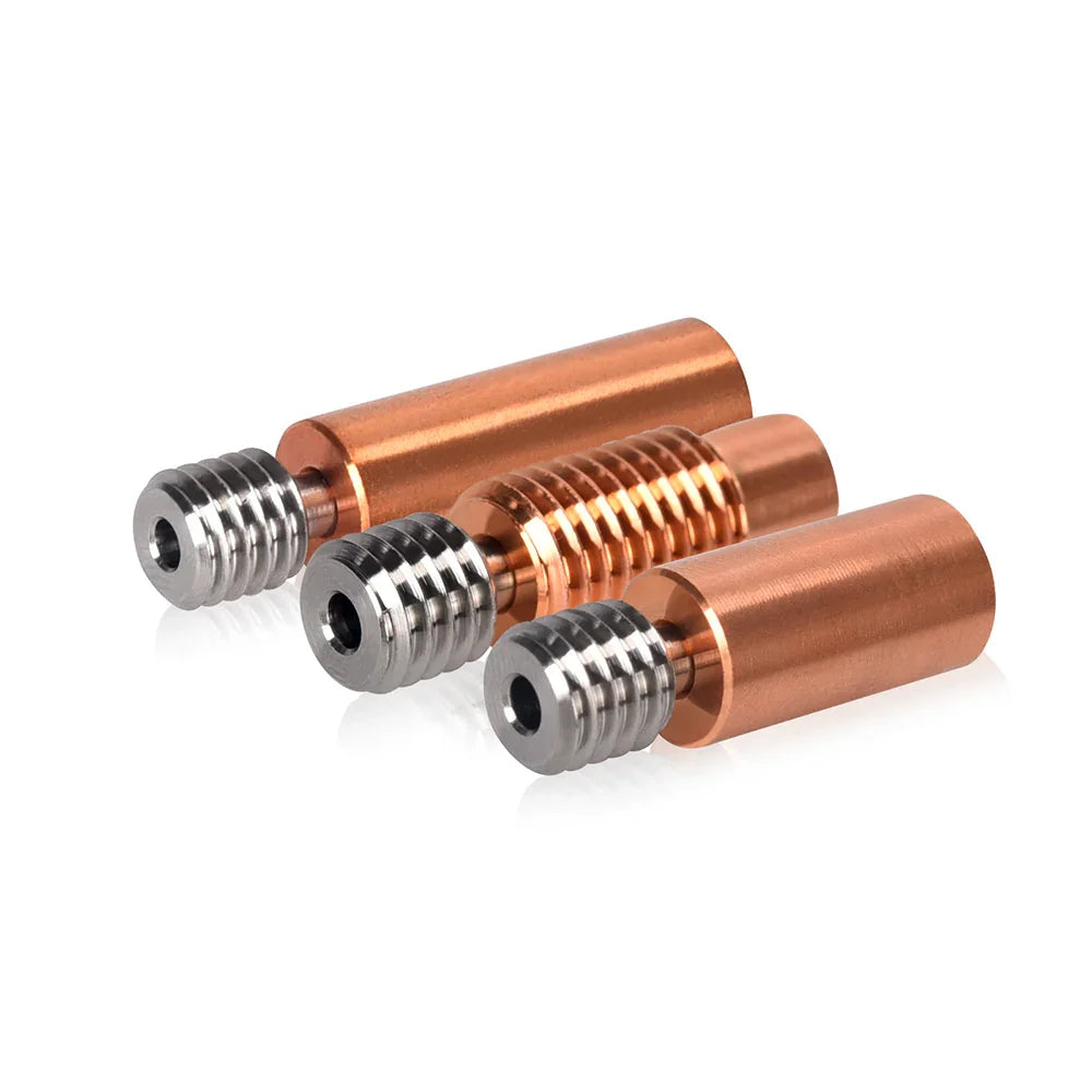 E3D V6 Bimetal Heatbreak Titanium+Copper Alloy High-Temp Throat Tube for Ender 3/CR-10 DIY 3D Printer Hotend