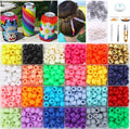 720pcs Mixed Colors Acrylic Pony Beads for Kids Hair Braids  24 Colors Rainbow Hair Beads for Little Girls