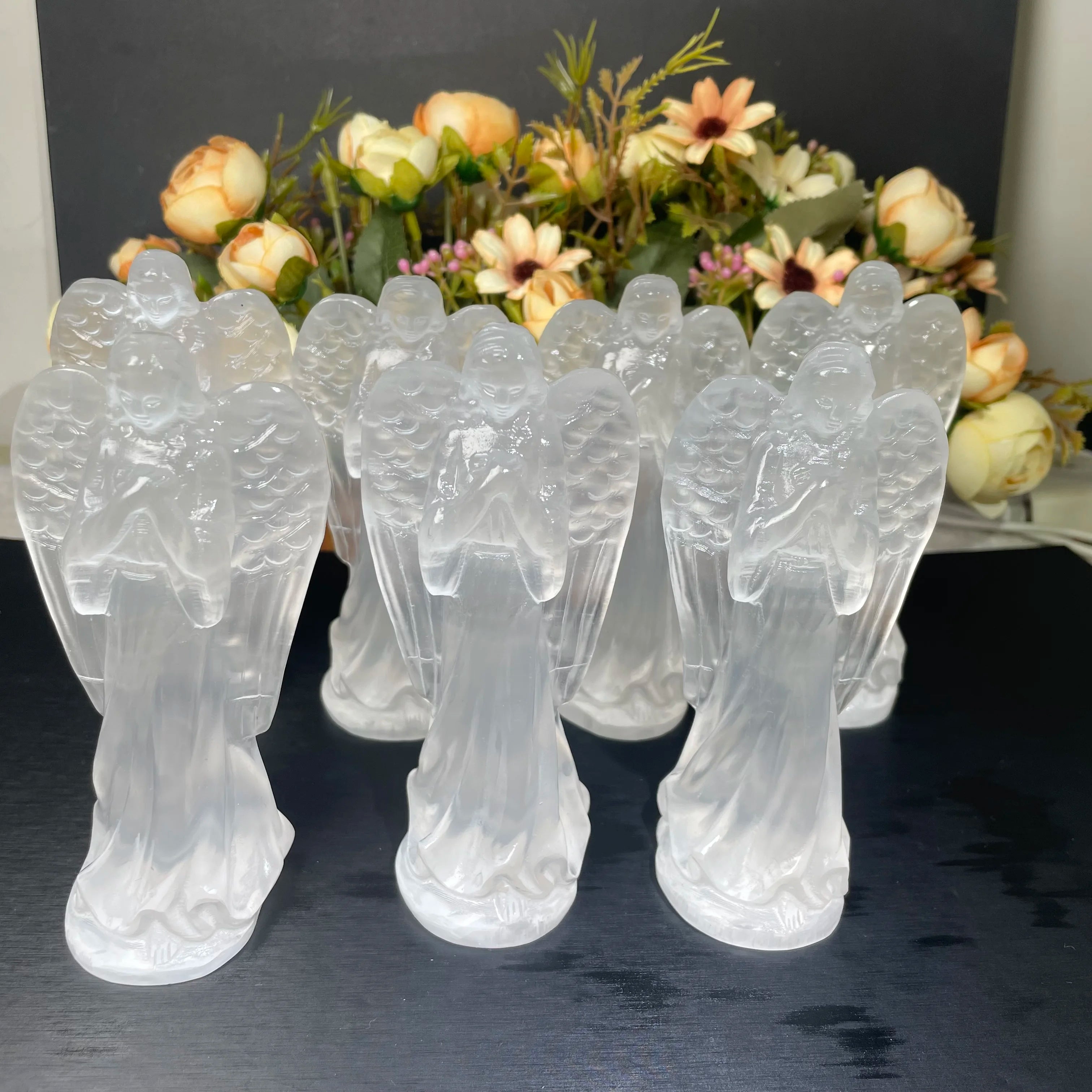 Factory Price Customized Crystal Selenite Goddess Crystal Angel for Sale