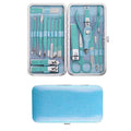 Little Star Model T120 21-Piece Portable Stainless Steel Manicure Pedicure Set Multi-Purpose Nail Clippers Kit Ear Spoon Cuticle