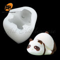 AK Panda 3D Pudding Silicon Molds Silicone Candles Mold Chocolate Moulds Ice Cream Fondant Cake Mold Decorating Supplies Pastry