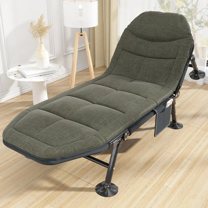 Outdoor Camping Light Weight Portable Adjustable  Folding Soft Mattress Bed