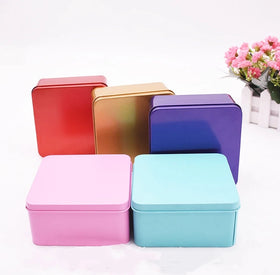 Customized Luxury Metal Candy Jars Container Travel Empty Tin Can