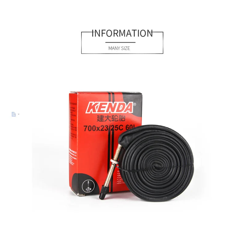 KENDA Bicycle Tire Inner Butyl Rubber Tube Bicycle 26/27.5/29/700c Tire Cheap Tube