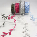 1Yard Satin Leaf and Vine Garland Ribbon 2.5 cm DIY Craft Width for Sewing Furniture Decoration Lace Trim