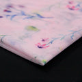100% Polyester Eco-Friendly Organic Floral Printed Fabric Sheer Lightweight for Girls' Dresses Wedding Suitable Curtain